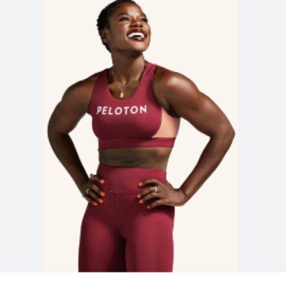 Peloton Move Mission Colorblock Strappy Bra Leggings Set - Picture 3 of 13